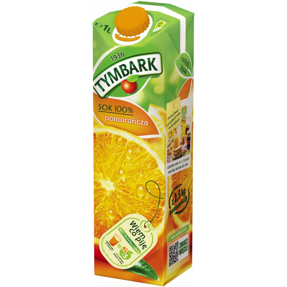 Tymbark Orange 100% 1l