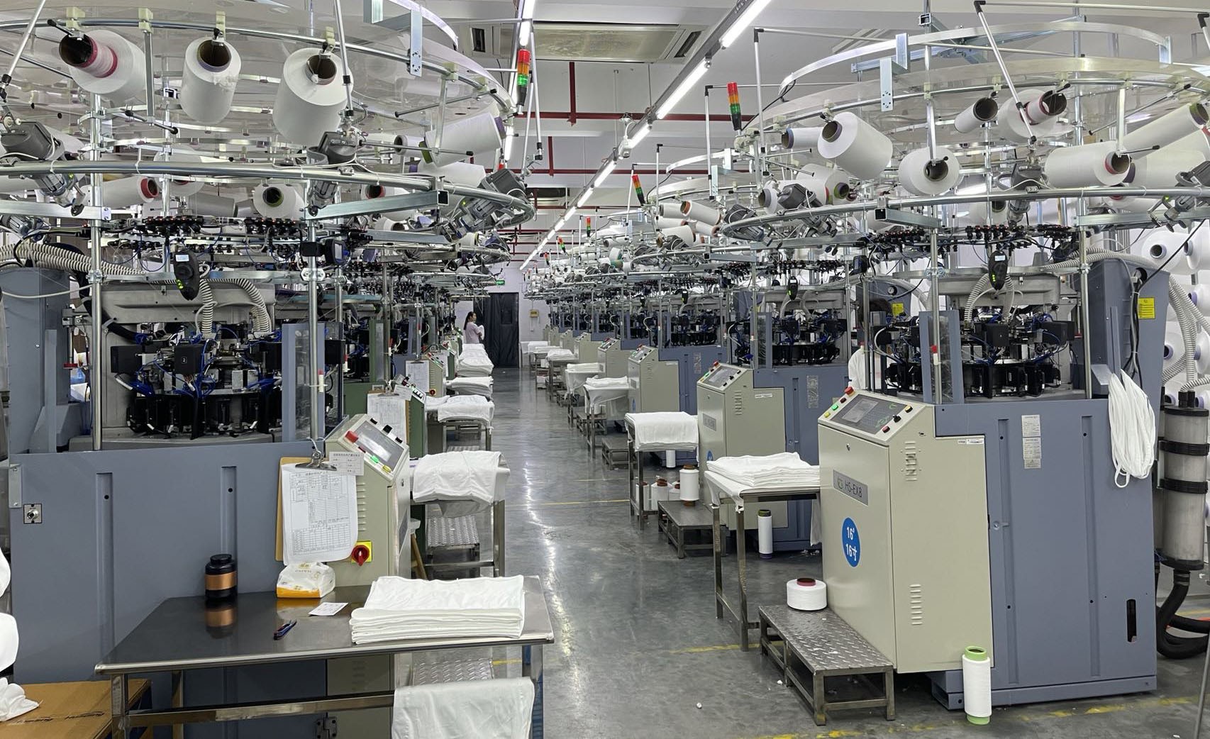 Máquinas para producir la ropa