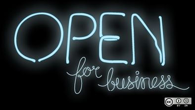 Open for business!